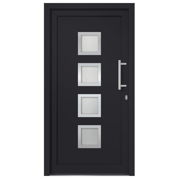 vidaXL Front Door Anthracite 108x200 cm