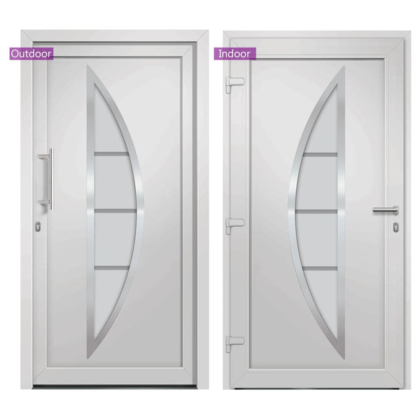 vidaXL Front Door White 88x200 cm
