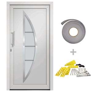 vidaXL Front Door White 98x208 cm