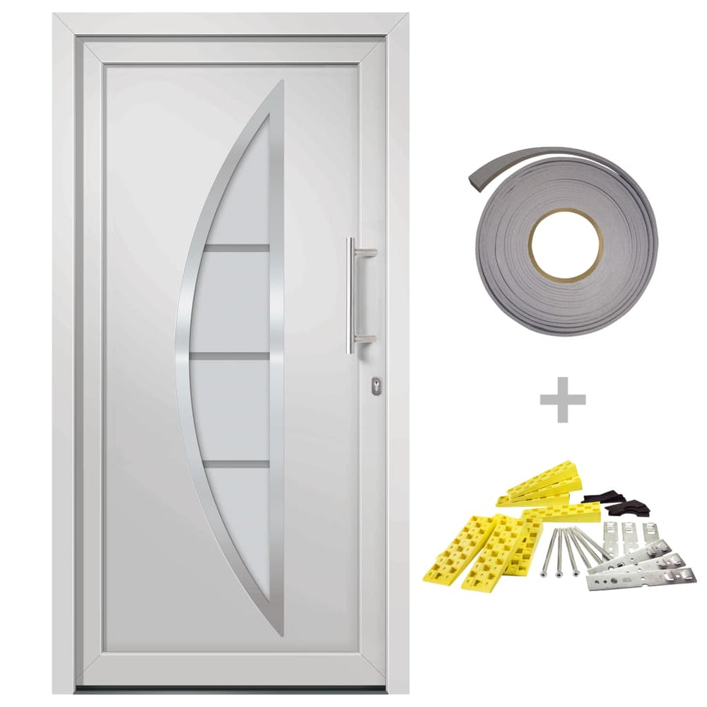 vidaXL Front Door White 98x190 cm