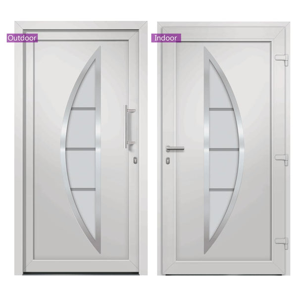 vidaXL Front Door White 98x190 cm