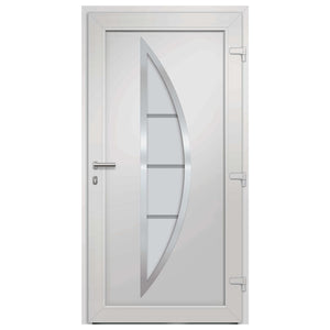 vidaXL Front Door White 108x200 cm