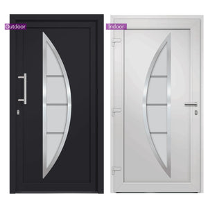 vidaXL Front Door Anthracite 98x190 cm