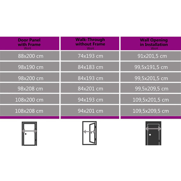 vidaXL Front Door Anthracite 98x190 cm