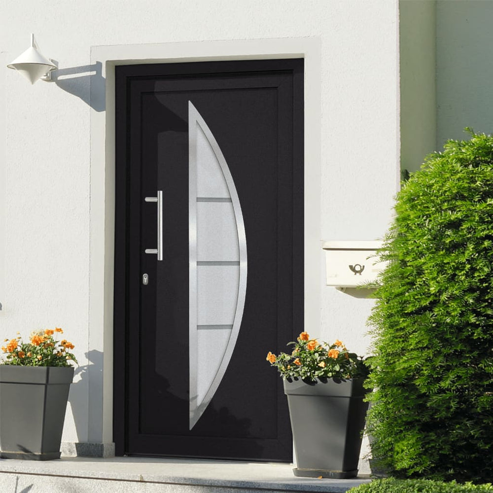 vidaXL Front Door Anthracite 98x190 cm