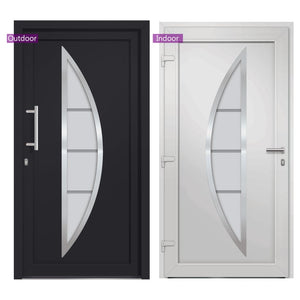 vidaXL Front Door Anthracite 98x208 cm