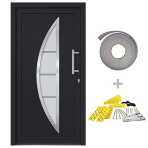 vidaXL Front Door Anthracite 98x200 cm