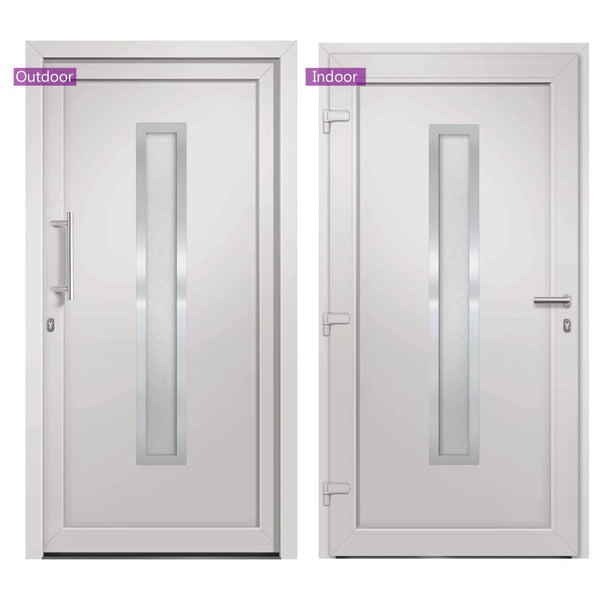 vidaXL Front Door White 88x200 cm