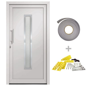 vidaXL Front Door White 98x208 cm