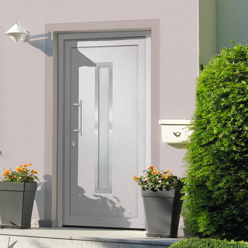vidaXL Front Door White 98x208 cm