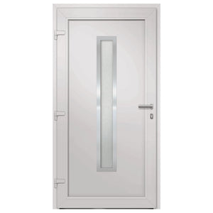 vidaXL Front Door White 108x200 cm