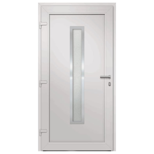 vidaXL Front Door White 108x200 cm