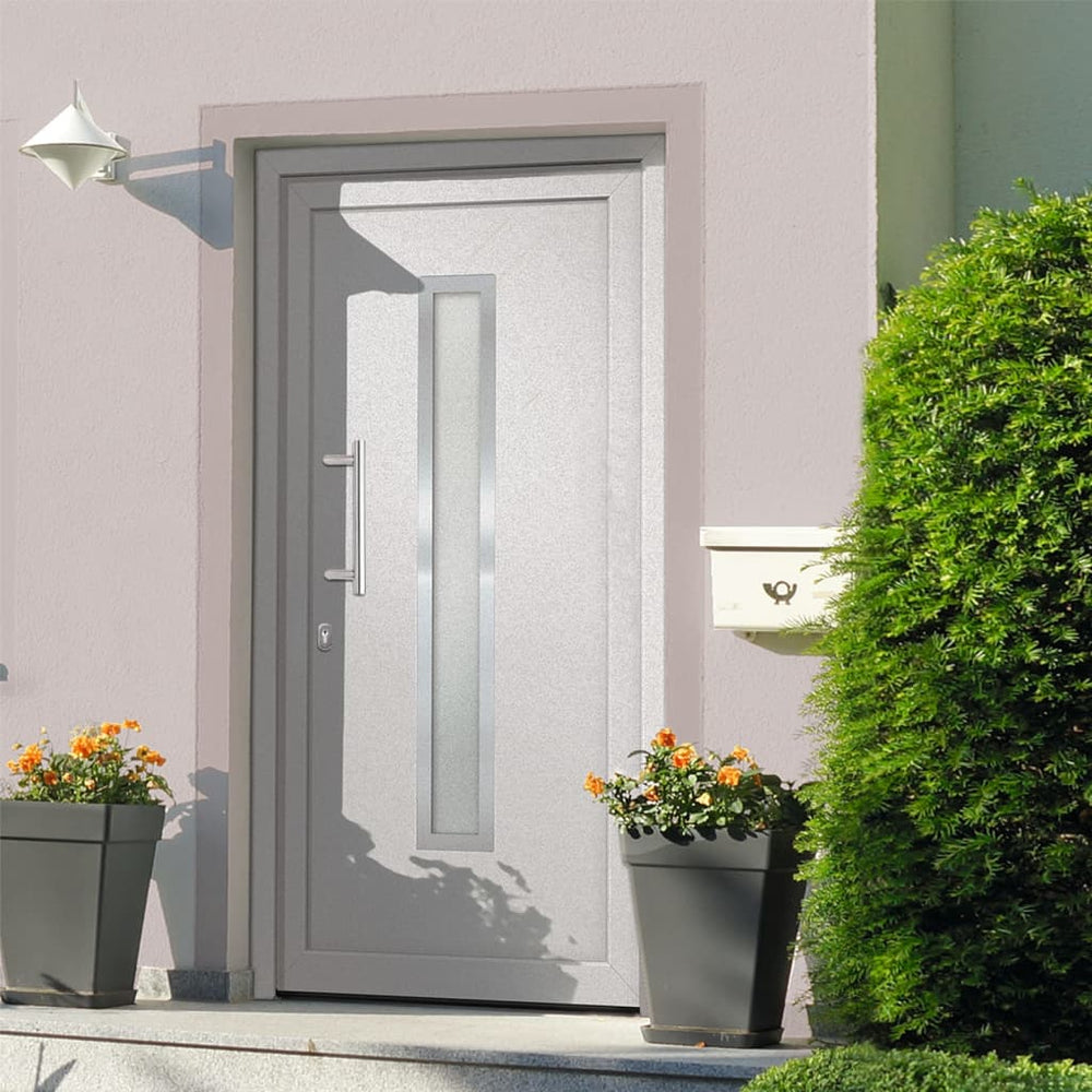 vidaXL Front Door White 108x200 cm