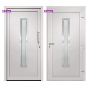vidaXL Front Door White 98x208 cm