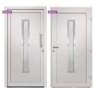 vidaXL Front Door White 108x200 cm