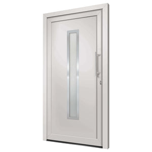 vidaXL Front Door White 108x200 cm