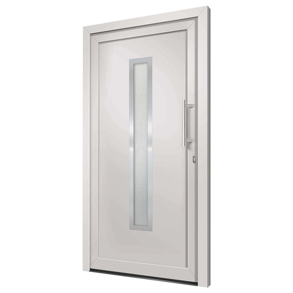 vidaXL Front Door White 108x200 cm