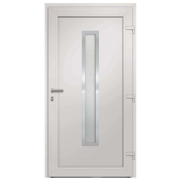vidaXL Front Door White 108x200 cm