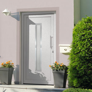 vidaXL Front Door White 108x200 cm