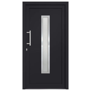 vidaXL Front Door Anthracite 108x200 cm