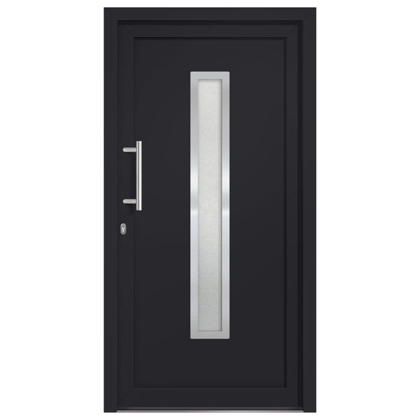 vidaXL Front Door Anthracite 108x200 cm