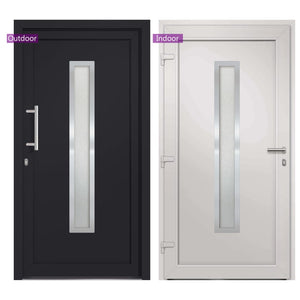 vidaXL Front Door Anthracite 108x208 cm
