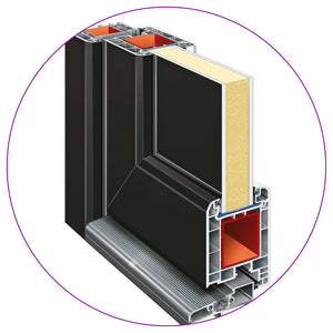 vidaXL Front Door Anthracite 108x208 cm