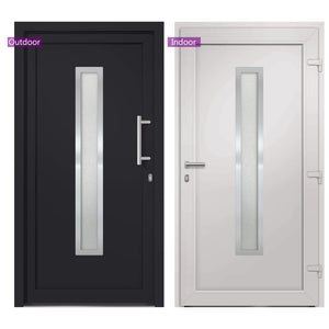 vidaXL Front Door Anthracite 98x208 cm