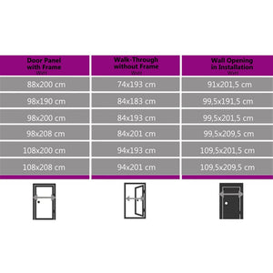 vidaXL Front Door Anthracite 98x208 cm