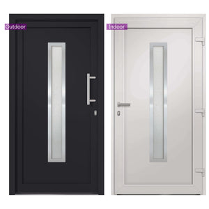 vidaXL Front Door Anthracite 108x200 cm