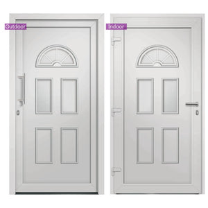 vidaXL Front Door White 98x198 cm