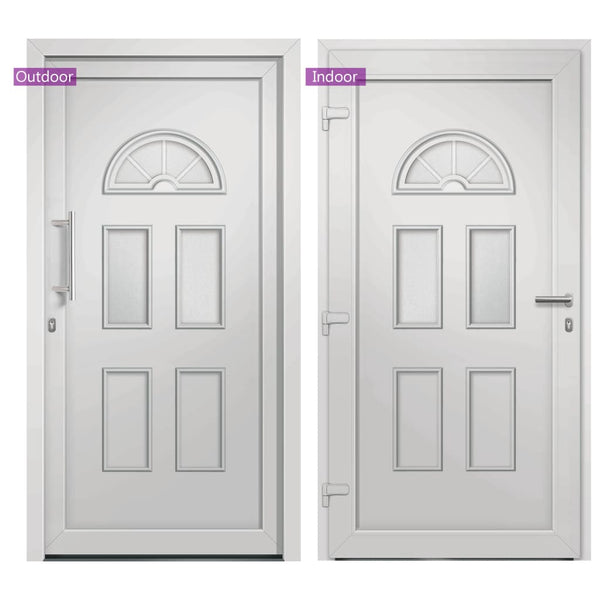 vidaXL Front Door White 98x198 cm