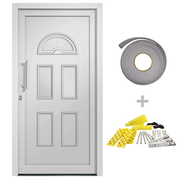 vidaXL Front Door White 98x208 cm