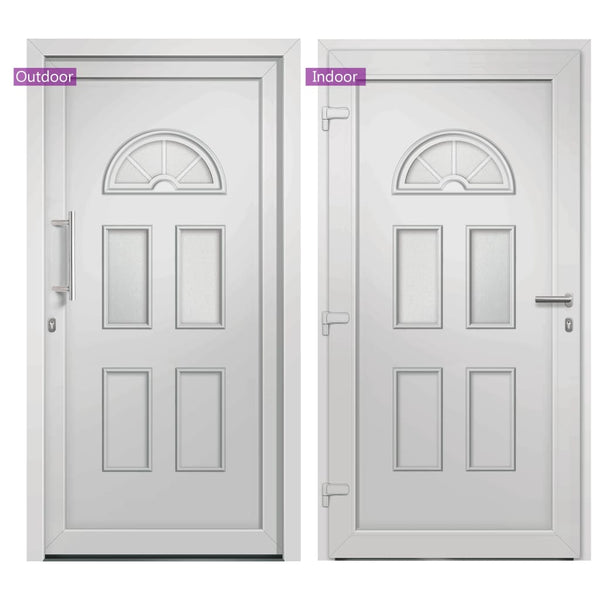 vidaXL Front Door White 98x208 cm