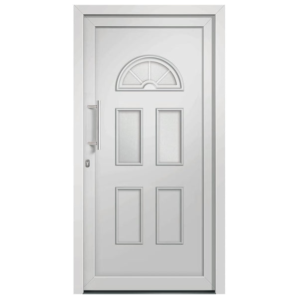 vidaXL Front Door White 110x210 cm