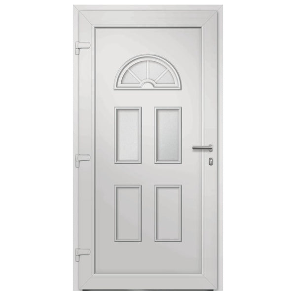 vidaXL Front Door White 110x210 cm