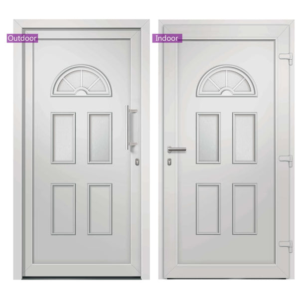vidaXL Front Door White 88x200 cm