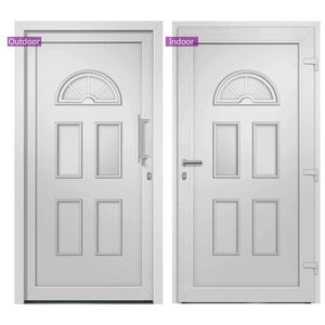 vidaXL Front Door White 98x208 cm