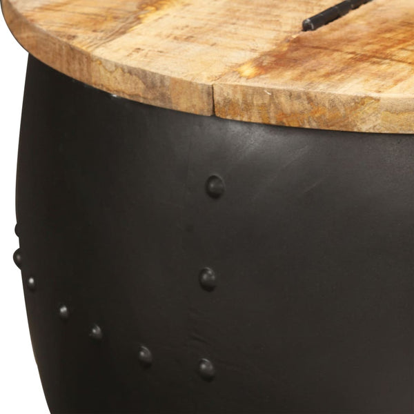 vidaXL Round Coffee Table 53x43 cm Solid Mango Wood