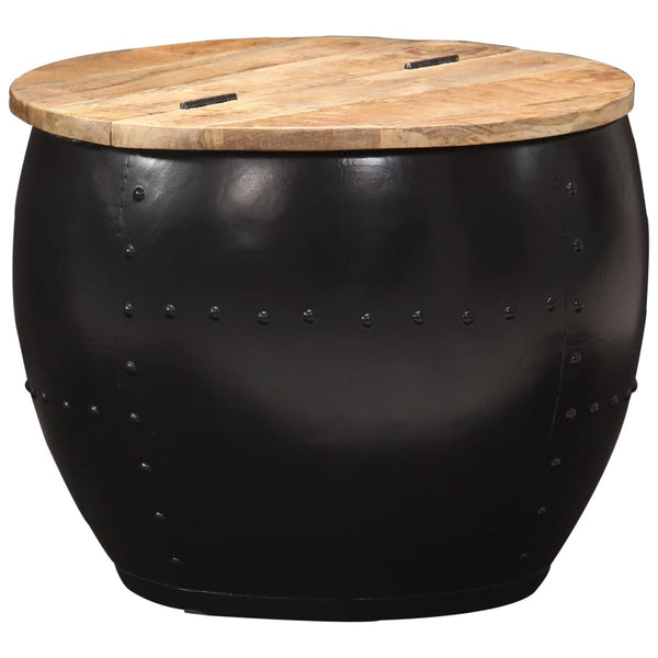 vidaXL Round Coffee Table 53x43 cm Solid Mango Wood