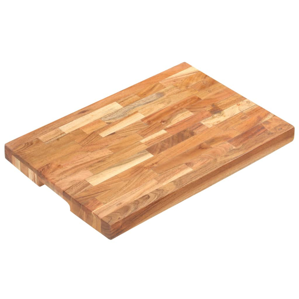vidaXL Butcher Block 50x35x4 cm Solid Acacia Wood
