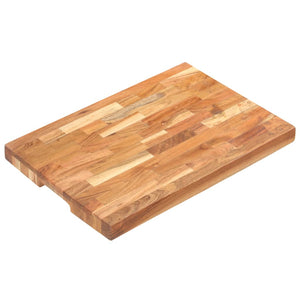 vidaXL Butcher Block 50x35x4 cm Solid Acacia Wood