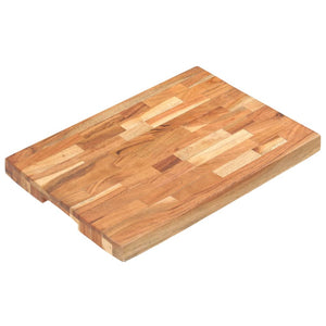 vidaXL Butcher Block 50x35x4 cm Solid Acacia Wood