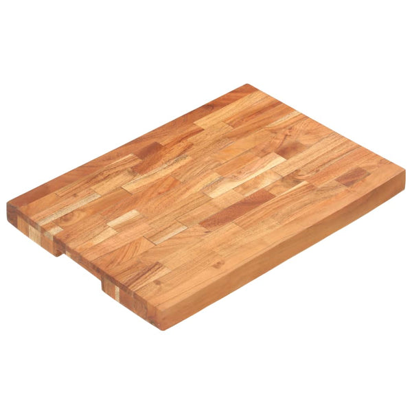 vidaXL Butcher Block 50x35x4 cm Solid Acacia Wood