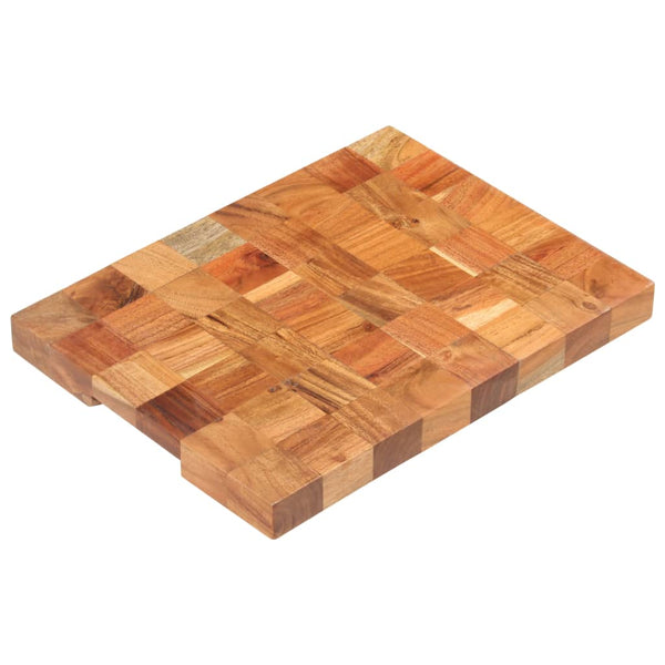 vidaXL Chopping Block 40x30x3.8 cm Solid Acacia Wood