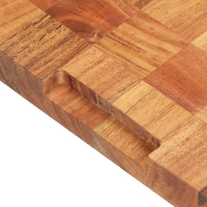 vidaXL Chopping Block 40x30x3.8 cm Solid Acacia Wood