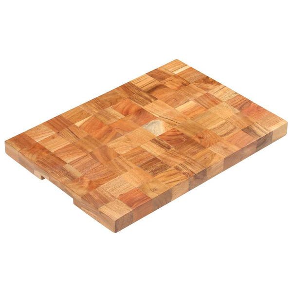 vidaXL Chopping Block 50×30×3.8 cm Solid Acacia Wood