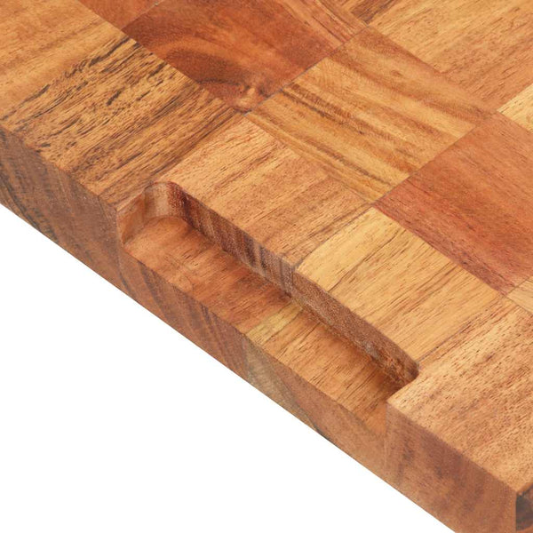 vidaXL Chopping Block 50×30×3.8 cm Solid Acacia Wood