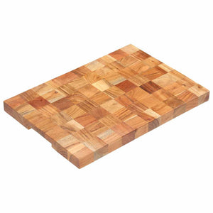 vidaXL Chopping Block 50×30×3.8 cm Solid Acacia Wood