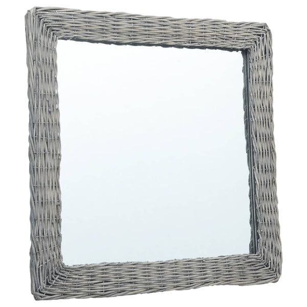 vidaXL Willow Mirror 50x50 cm